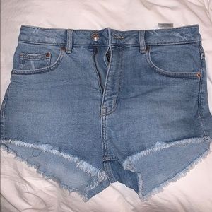 denim shorts
